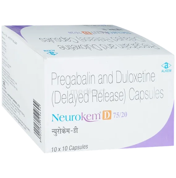 neurokem d 75/20mg capsule 10's